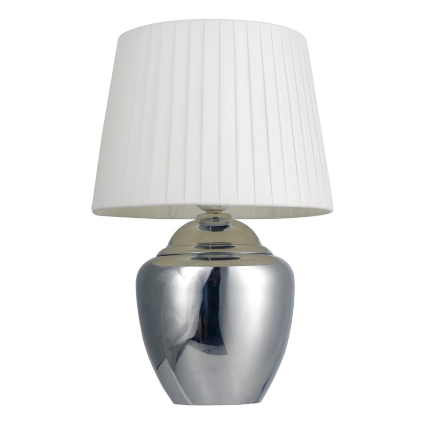 Lampada da tavolo 1xE27/25W/230V cromo lucido