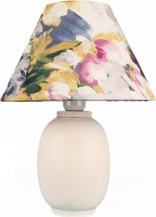 Lampada da tavolo 1xE27/40W/230V bianco/colorato