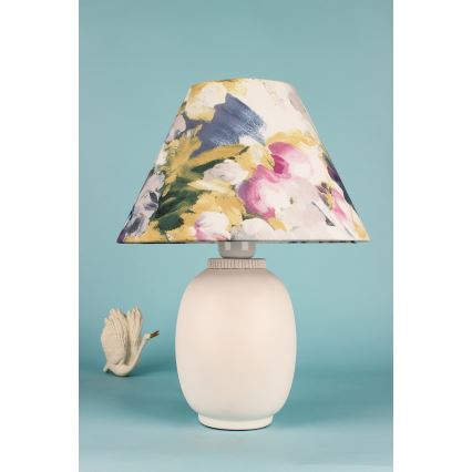 Lampada da tavolo 1xE27/40W/230V bianco/colorato
