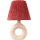 Lampada da tavolo 1xE27/40W/230V bianco/rosso