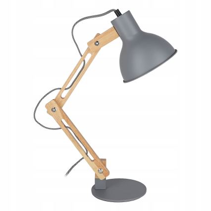Lampada da tavolo 1xE27/40W/230V grigia