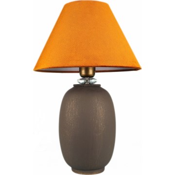 Lampada da tavolo 1xE27/40W/230V marrone/arancione