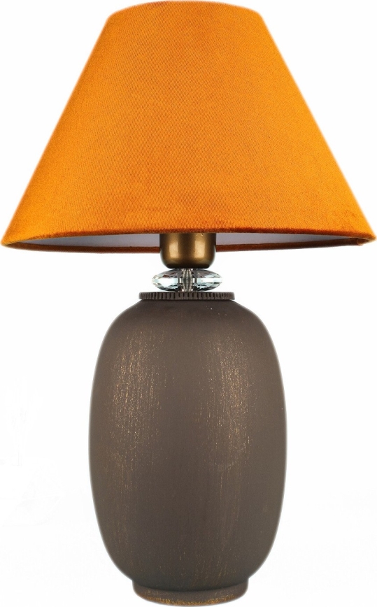Lampada da tavolo 1xE27/40W/230V marrone/arancione