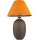 Lampada da tavolo 1xE27/40W/230V marrone/arancione