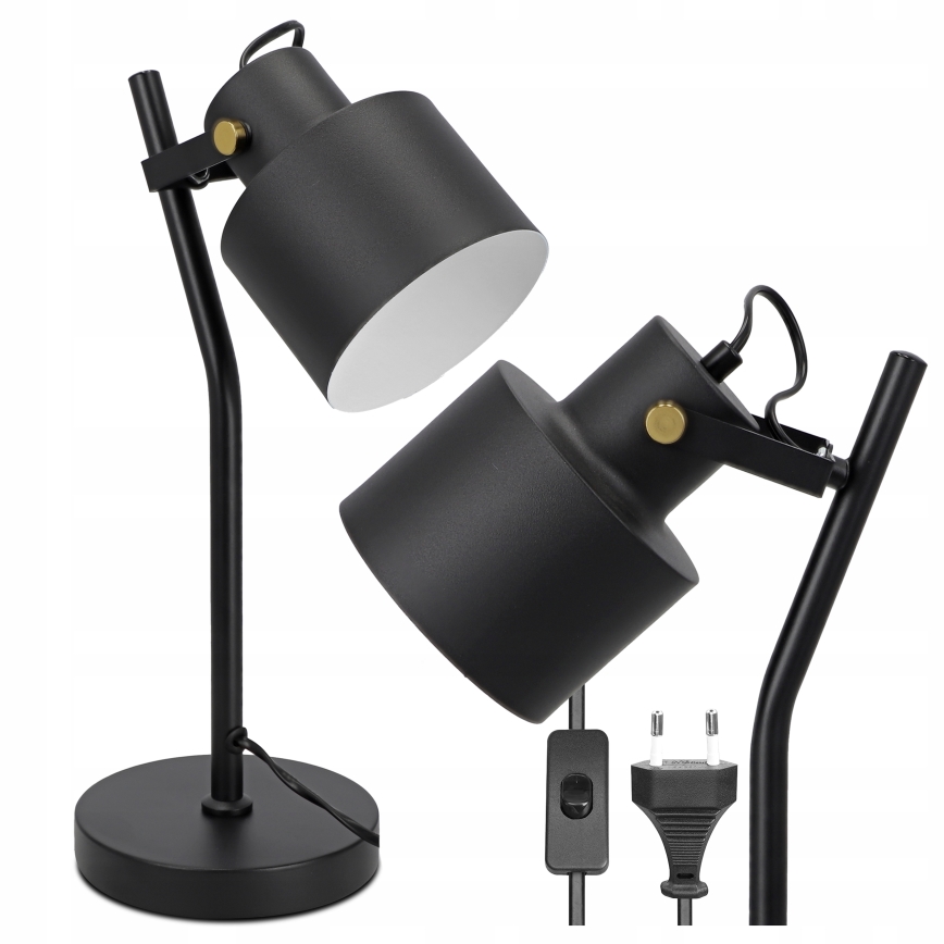 Lampada da tavolo 1xE27/40W/230V nera