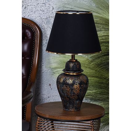 Lampada da tavolo 1xE27/40W/230V nero