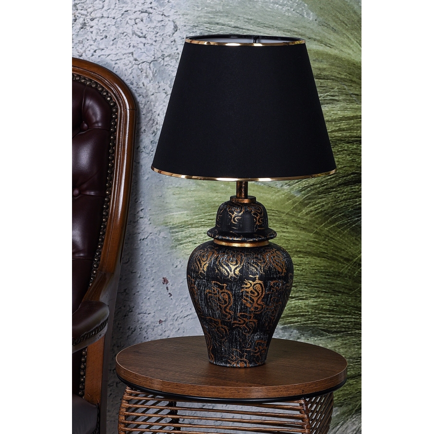 Lampada da tavolo 1xE27/40W/230V nero