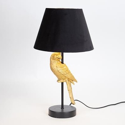 Lampada da tavolo 1xE27/40W/230V nero/oro