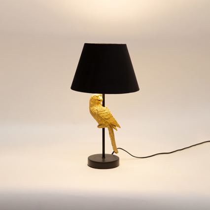 Lampada da tavolo 1xE27/40W/230V nero/oro