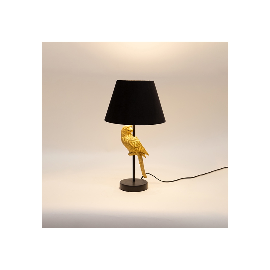 Lampada da tavolo 1xE27/40W/230V nero/oro