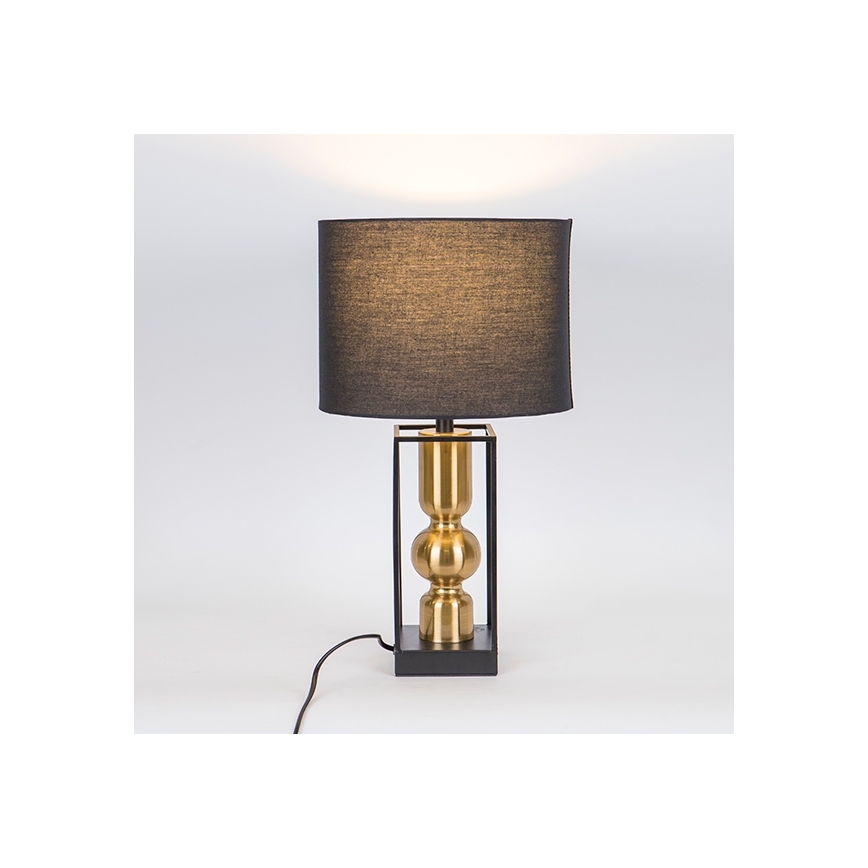 Lampada da tavolo 1xE27/40W/230V nero/oro