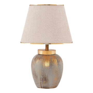 Lampada da tavolo 1xE27/40W/230V oro/beige