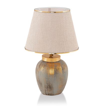 Lampada da tavolo 1xE27/40W/230V oro/beige