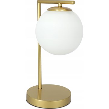 Lampada da tavolo 1xE27/40W/230V oro/bianco