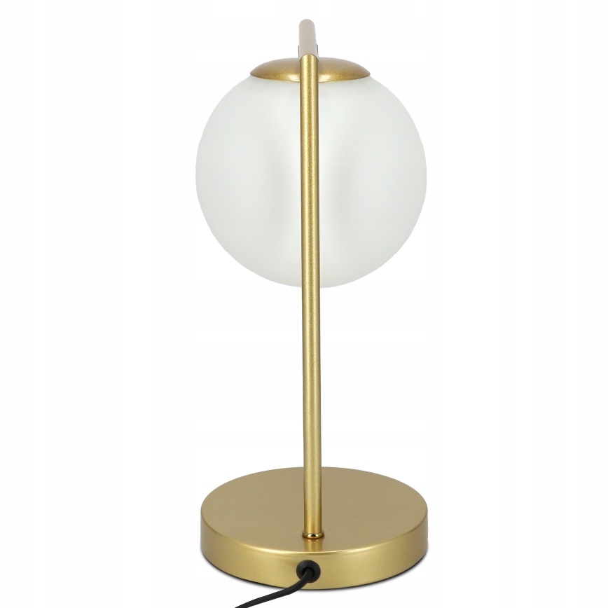 Lampada da tavolo 1xE27/40W/230V oro/bianco