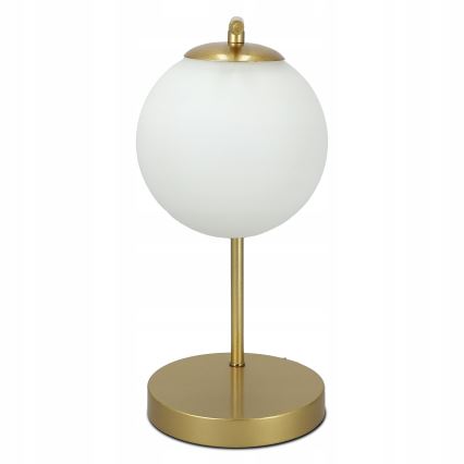 Lampada da tavolo 1xE27/40W/230V oro/bianco