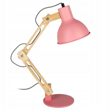 Lampada da tavolo 1xE27/40W/230V rosa