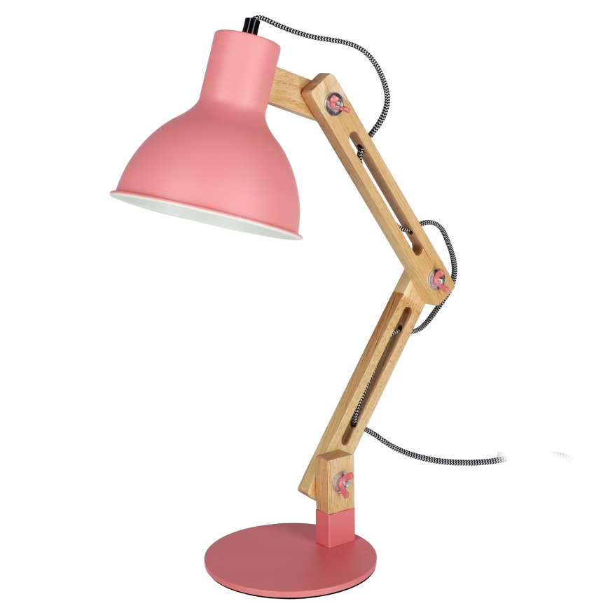 Lampada da tavolo 1xE27/40W/230V rosa