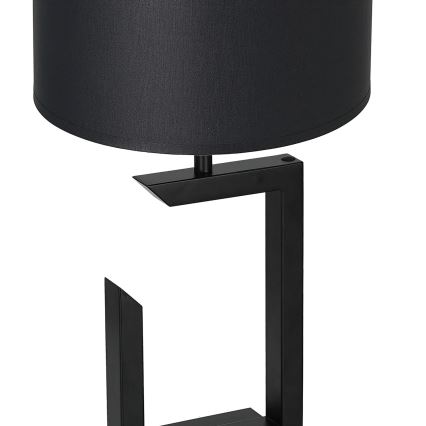 Lampada da tavolo 1xE27/60W/230V 45 cm nero/bianco