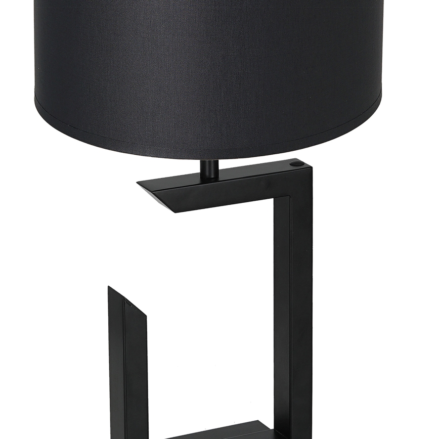 Lampada da tavolo 1xE27/60W/230V 45 cm nero/bianco