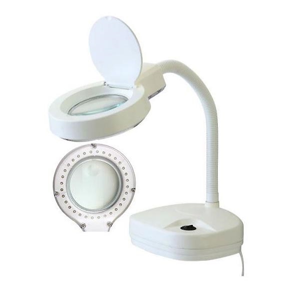 Lampada da tavolo a LED con lente d'ingrandimento LED/10W/230V