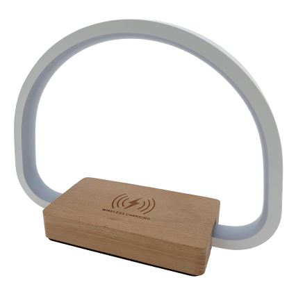 LED Lampada da tavolo touch dimmerabile con ricarica wireless LED/10W/5V 3000/4500/7000K