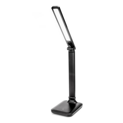 Lampada da tavolo a LED dimmerabile con USB port REMUS LED/5W/230V nero