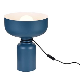 Lampada da tavolo ABEL 1xE27/11W/230V blu