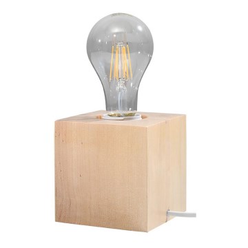 Lampada da tavolo ABEL 1xE27/15W/230V faggio
