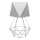 Lampada da tavolo ADAMANT LARGE 1xE27/15W/230V grigio