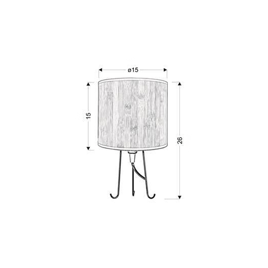 Lampada da tavolo ADORA 1xE14/40W/230V pino