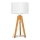 Lampada da tavolo ALBA 1xE27/15W/230V bianco/quercia