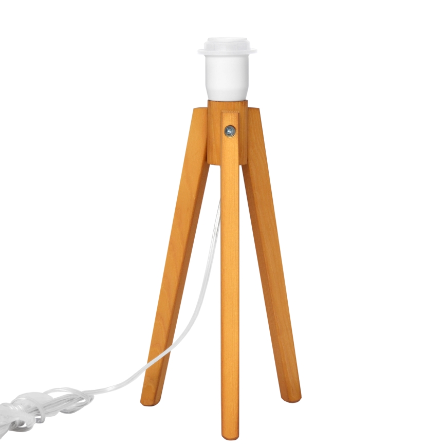 Lampada da tavolo ALBA 1xE27/15W/230V bianco/quercia