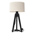 Lampada da tavolo ALBA 1xE27/15W/230V color crema/pino