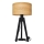 Lampada da tavolo ALBA 1xE27/15W/230V marrone/quercia