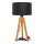 Lampada da tavolo ALBA 1xE27/15W/230V nero/quercia