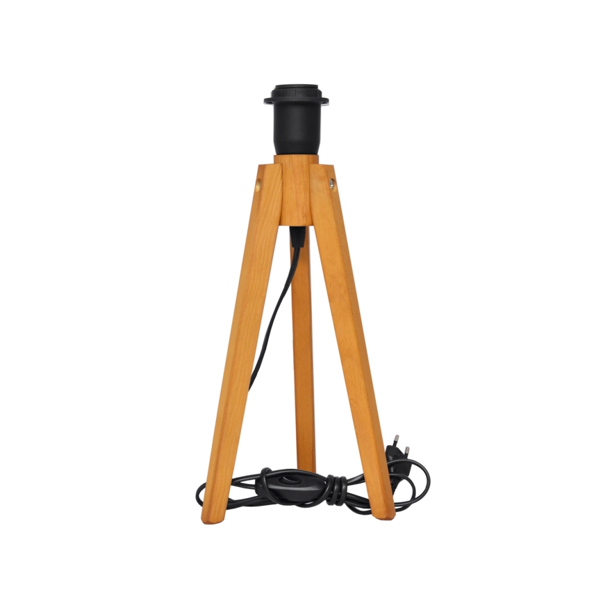 Lampada da tavolo ALBA 1xE27/15W/230V nero/quercia