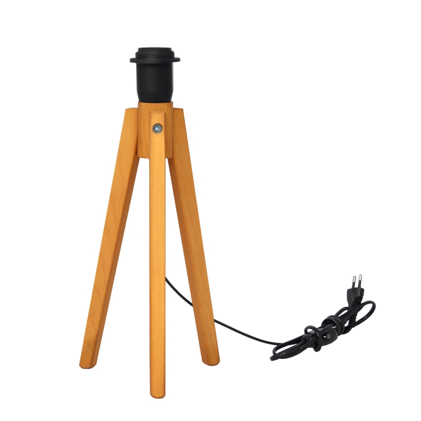 Lampada da tavolo ALBA 1xE27/15W/230V nero/quercia
