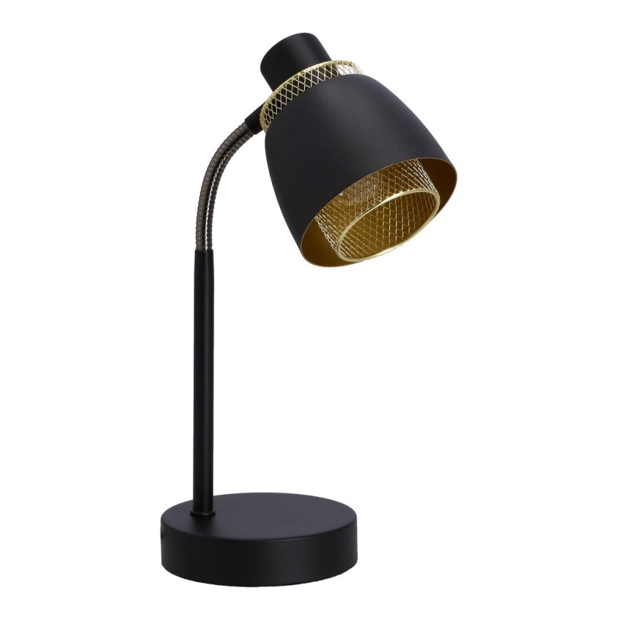 Lampada da tavolo ALEKSANDRIA 1xE14/40W/230V nero/oro