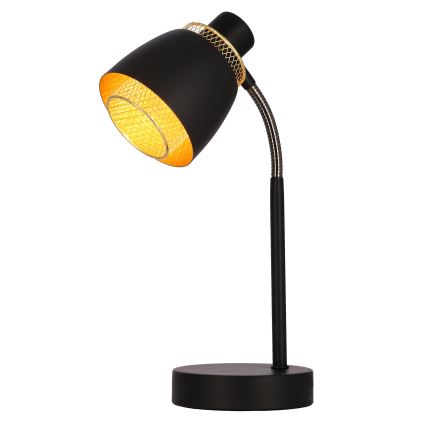 Lampada da tavolo ALEKSANDRIA 1xE14/40W/230V nero/oro