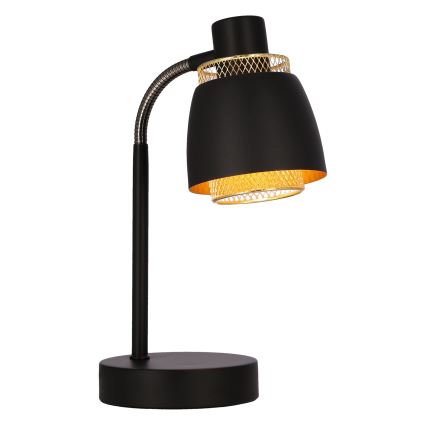 Lampada da tavolo ALEKSANDRIA 1xE14/40W/230V nero/oro