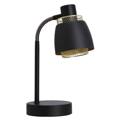 Lampada da tavolo ALEKSANDRIA 1xE14/40W/230V nero/oro