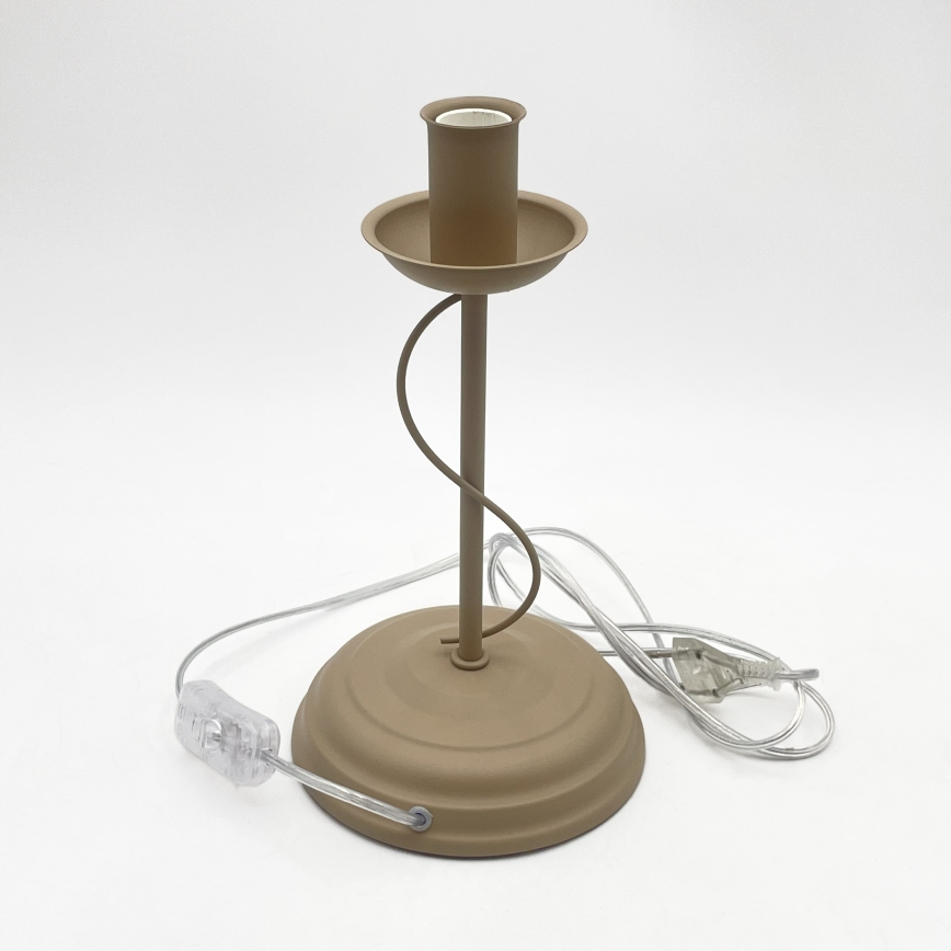 Lampada da tavolo ANTON 1xE14/60W/230V beige