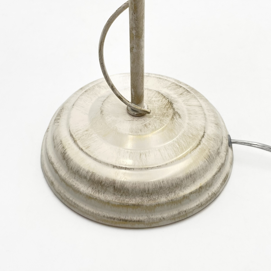Lampada da tavolo ANTON 1xE14/60W/230V bianco patinato