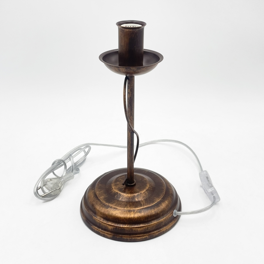 Lampada da tavolo ANTON 1xE14/60W/230V bronzo