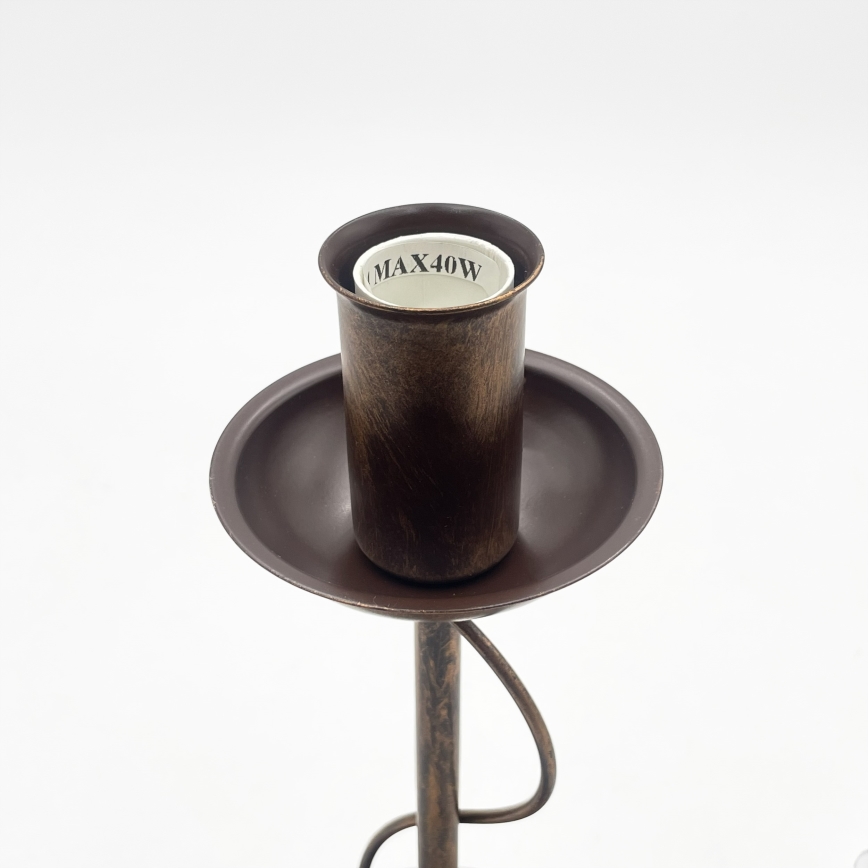 Lampada da tavolo ANTON 1xE14/60W/230V bronzo