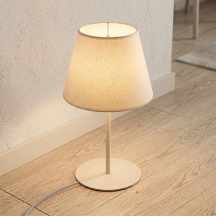 Lampada da tavolo ARDEN 1xE27/15W/230V beige