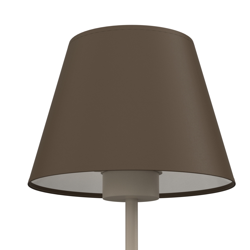 Lampada da tavolo ARDEN 1xE27/15W/230V beige/marrone