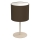 Lampada da tavolo ARDEN 1xE27/15W/230V beige/marrone