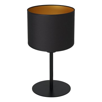 Lampada da tavolo ARDEN 1xE27/60W/230V d. 18 cm nero/oro